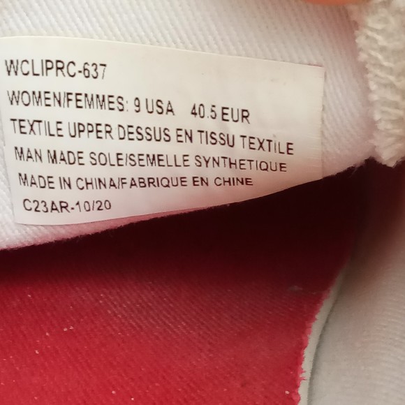 Lugz Clipper Women's Red Sneakers in Size 9 - Picture 7 of 7